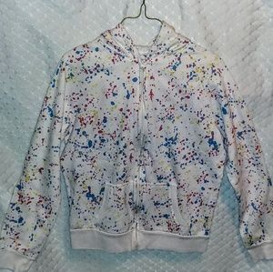 F.R.Z. multi color zip up hoodie